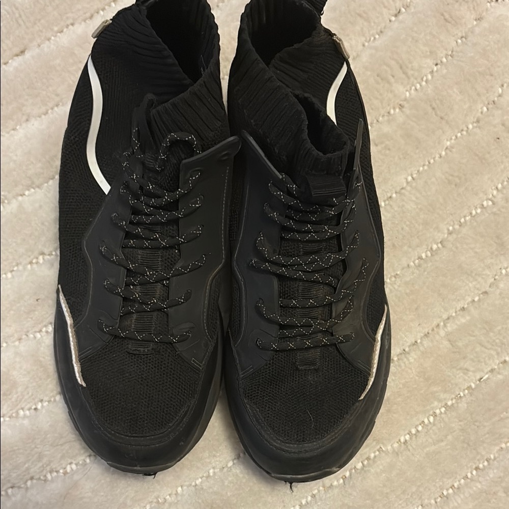 Black High-Top Childrens's Sneakers